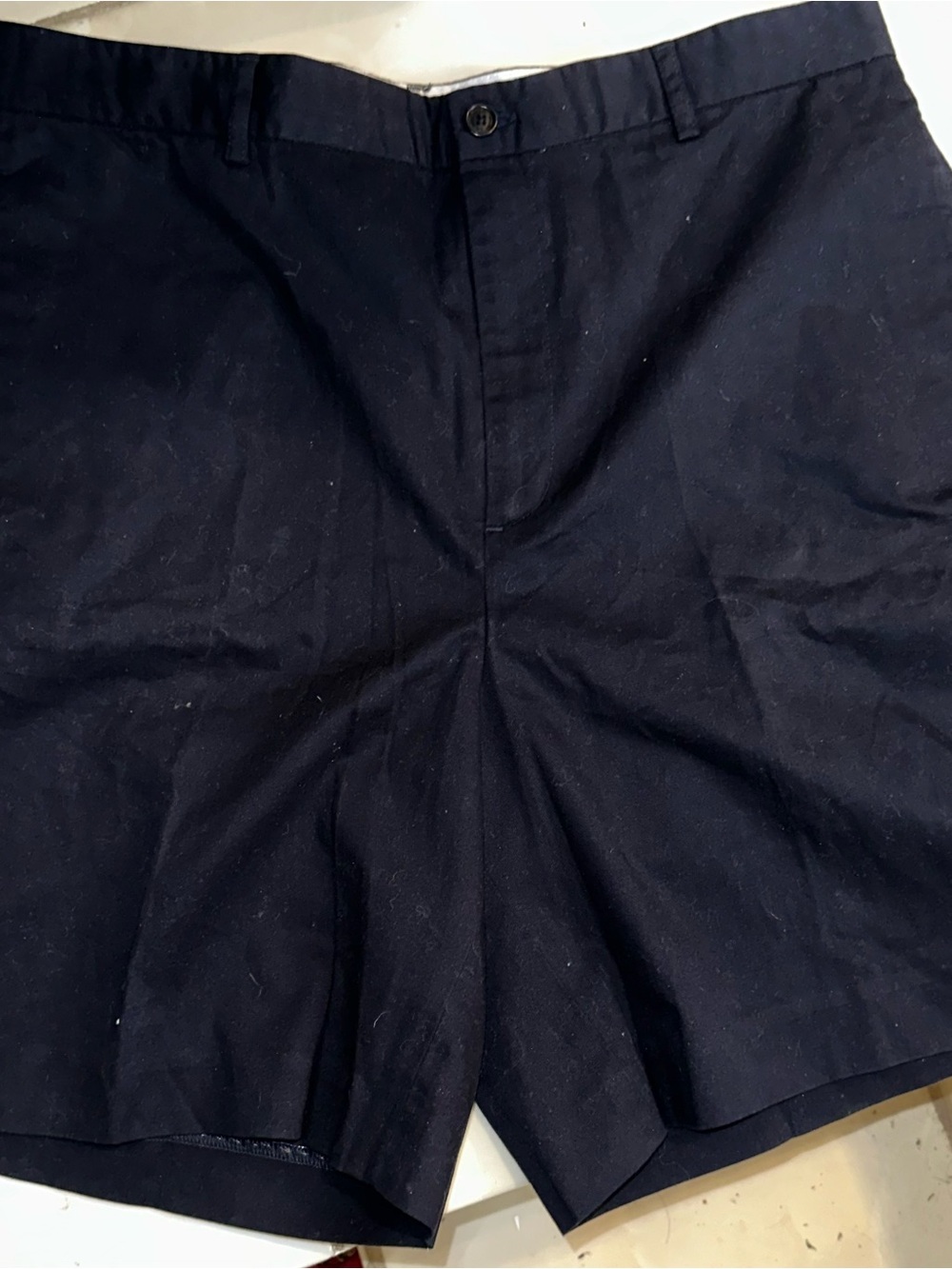 Women's Navy Bermuda Shorts - Classic Tailored Fit size 12